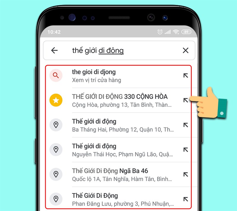 Google Maps hiển thị chi tiết về một địa điểm được chọn, bao gồm tên, địa chỉ, đánh giá và các tùy chọn như "Chỉ đường", "Lưu", "Chia sẻ". Alt: Xem thông tin chi tiết về địa điểm trên Google Maps: địa chỉ, đánh giá và hướng dẫn đường đi.