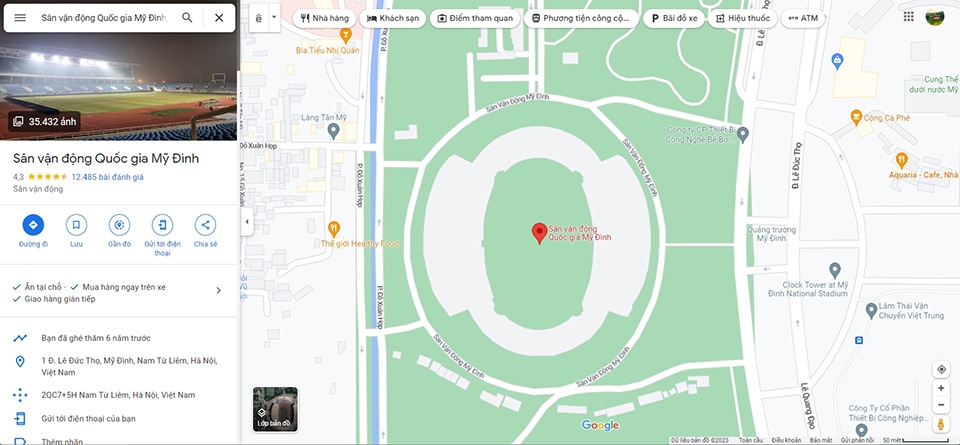 Giao diện Google Maps với ô tìm kiếm được khoanh tròn màu đỏ, hướng dẫn người dùng nhập địa điểm cần tìm