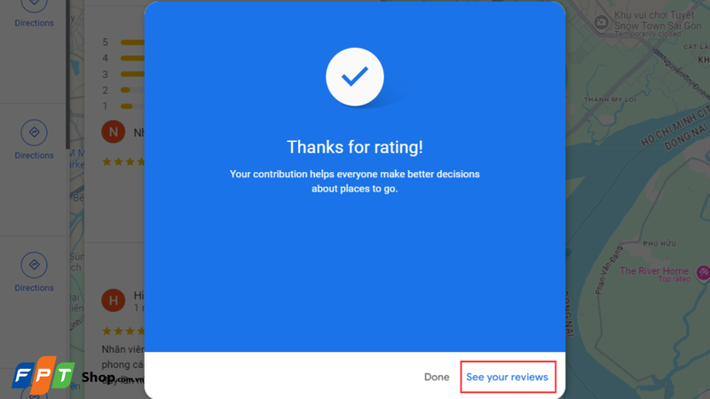 cách đánh giá 5 sao trên Google Maps 3