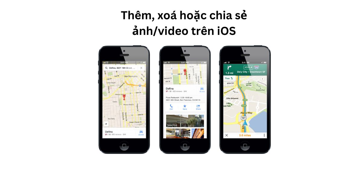 Xóa ảnh trên google map