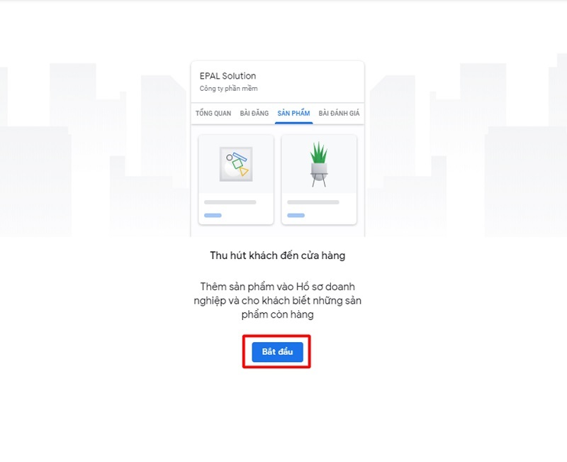 Bắt đầu thêm sản phẩm trên Google Doanh nghiệp