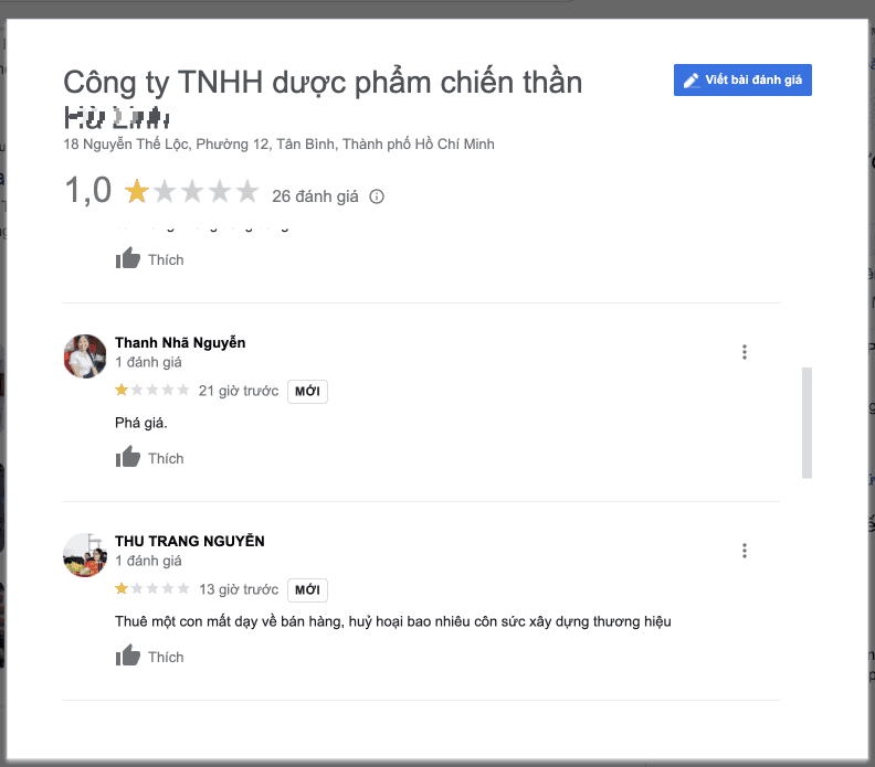 Vì sao phải tắt đánh giá review trên Google Maps