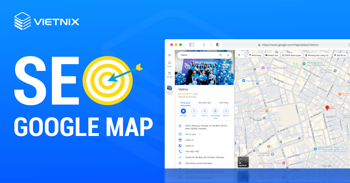 Cách SEO Google Maps giúp tăng nhận diện thương hiệu