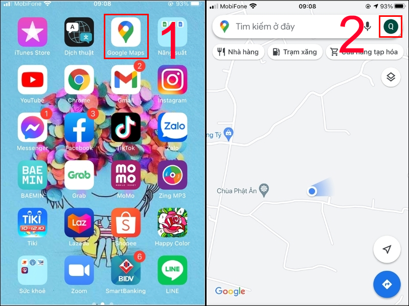 Cách tải, lưu bản đồ Google Maps offline để dùng khi không có 3G/4G