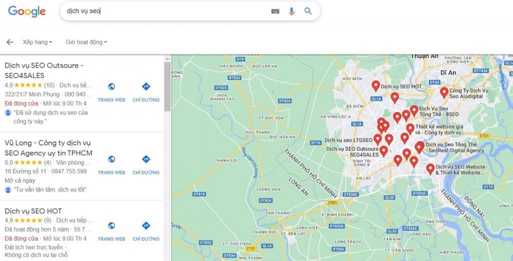 Google Local Pack là gì? Cách để xếp hạng trong Local Pack?